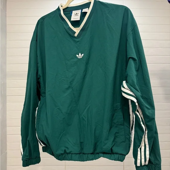 Adidas Originals Green Pullover Windbreaker Jacket - Picture 1 of 3